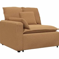 vidaXL Modulaire bank met kussens beige