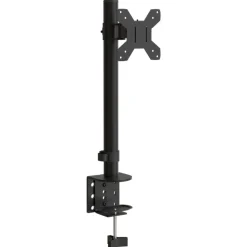 vidaXL Monitorbeugel VESA 75/100 mm zwart staal
