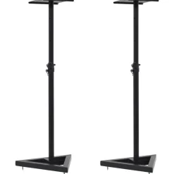 vidaXL Monitorspeakerstandaards 2 st staal zwart