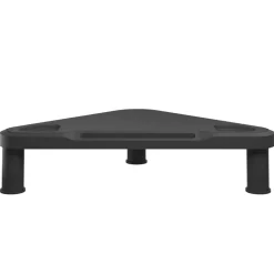 vidaXL Monitorstandaard hoek 49x28x10,5 cm zwart