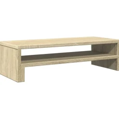 vidaXL Monitorstandaard 54x22x15 cm bewerkt hout sonoma eikenkleurig