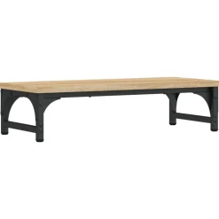 vidaXL Monitorstandaard 55x23x14 cm bewerkt hout sonoma eikenkleurig