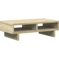 vidaXL Monitorstandaard 50x27x15 cm bewerkt hout sonoma eikenkleurig