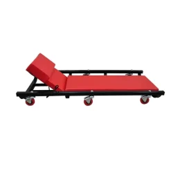 vidaXL Monteursbed met 6 wielen verstelbaar