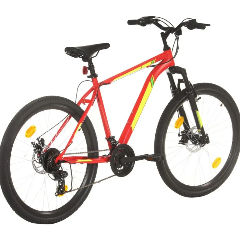 vidaXL Mountainbike 21 versnellingen 27,5 inch wielen 42 cm frame rood