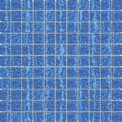 vidaXL Mozaïek Tegel 11 pcs Blauw 50 x 50 cm Glas