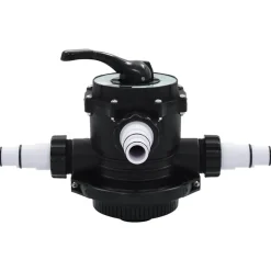 vidaXL Multipoortventiel voor zandfilter 6-weg 1,5" ABS