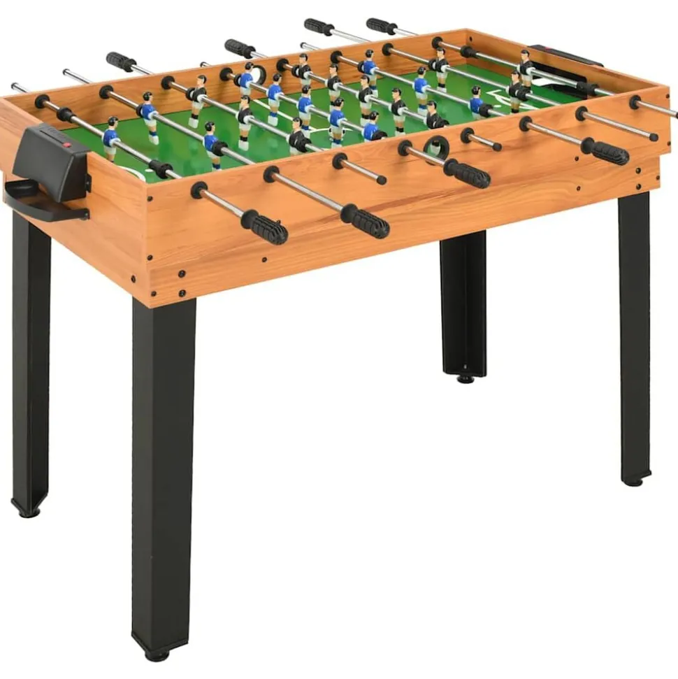 vidaXL Multispeeltafel 15-in-1 121x61x82 cm esdoornkleurig
