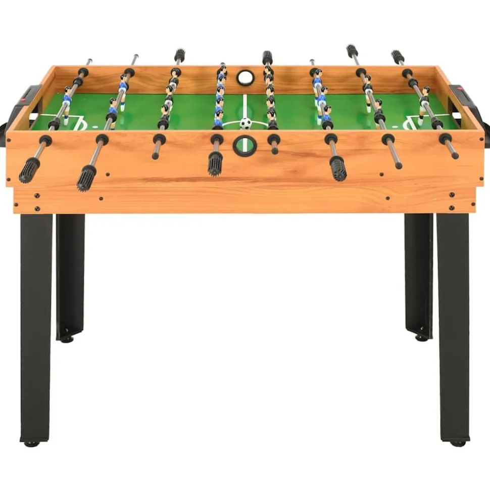 vidaXL Multispeeltafel 15-in-1 121x61x82 cm esdoornkleurig