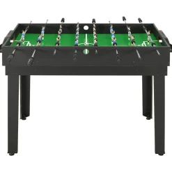 vidaXL Multispeeltafel 15-in-1 121x61x82 cm zwart