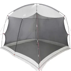 vidaXL Muskietentent Grijs 320 x 320 x 218 cm Polyester en Glasvezel