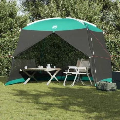 vidaXL Muskietentent met dak Zeegroen 320 x 320 x 218 cm