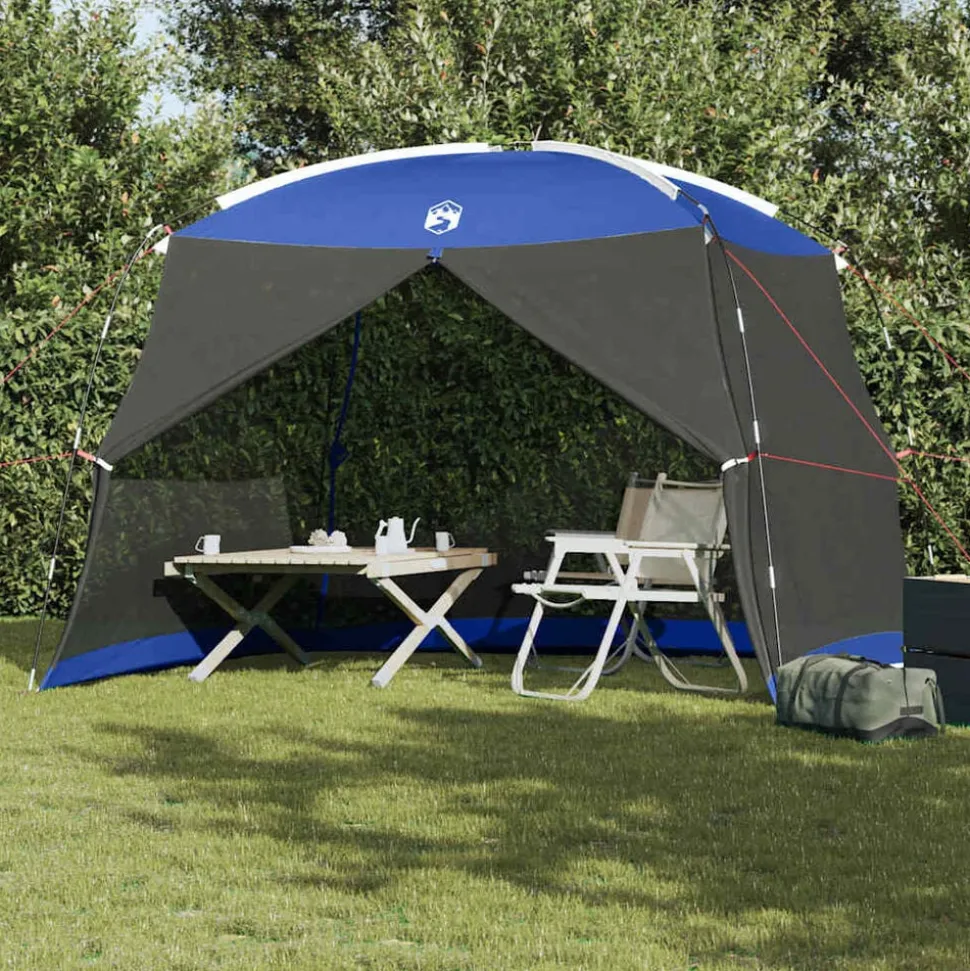 vidaXL Muskietentent met dak Azure Blauw 320 x 320 x 218 cm