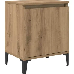 vidaXL Nachtkastje Artisan Eiken 40 x 30 x 50 cm Bewerkt hout