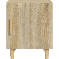 vidaXL Nachtkastje bewerkt hout sonoma eikenkleurig