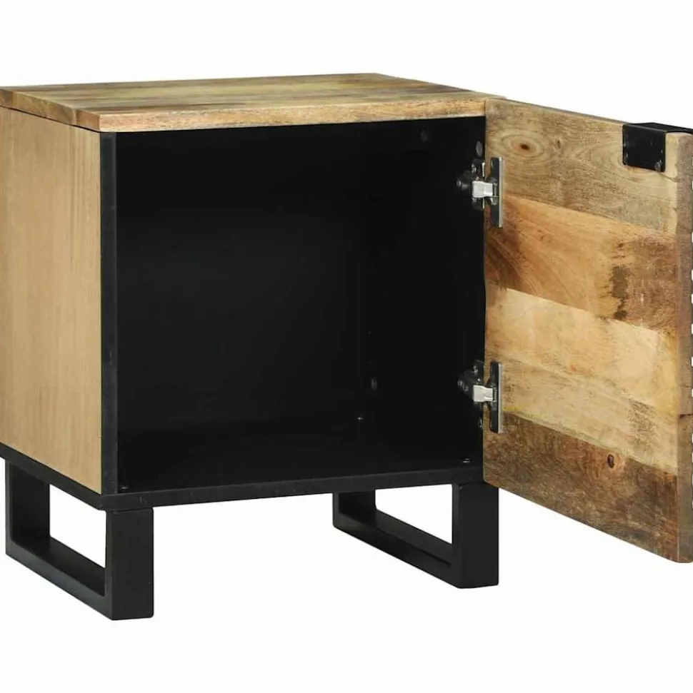vidaXL Nachtkastje Bruin 40 x 33 x 46 cm Massief acaciahout