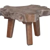 vidaXL Nachtkastje Bruin 40 x 40 x 25 cm Massief Gerecycled Hout