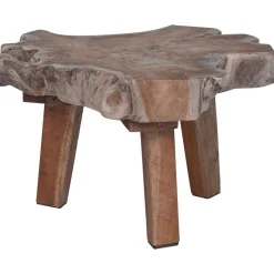 vidaXL Nachtkastje Bruin 40 x 40 x 25 cm Massief Gerecycled Hout
