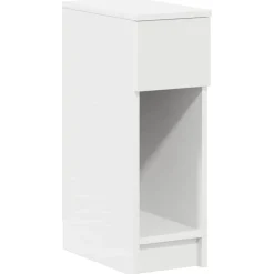 vidaXL Nachtkastje met lade 20x36x60 cm wit