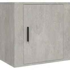 vidaXL Nachtkastje wandgemonteerd 50x30x47 cm betongrijs