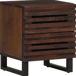 vidaXL Nachtkastje 40x34x46 cm massief mangohout