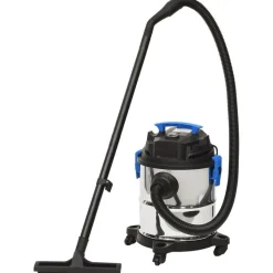 vidaXL Nat- en droogzuiger 1200 W 20 L zilverkleurig