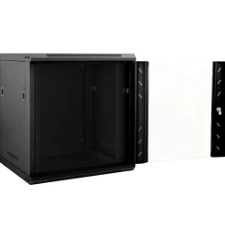 vidaXL Netwerk kabinet met opslag Zwart 53 x 60 x 60 cm Staal