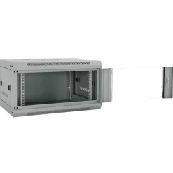 vidaXL Netwerk kabinet met opslag Grijs 60 x 45 x 35 cm Staal