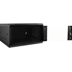 vidaXL Netwerk kabinet met opslag Zwart 53 x 60 x 30 cm Staal