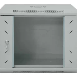 vidaXL Netwerk kabinet met opslag Grijs 53 x 45 x 45 cm Staal