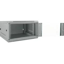 vidaXL Netwerk kabinet met opslag Grijs 53 x 60 x 30 cm Staal
