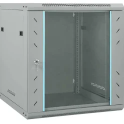 vidaXL Netwerk kabinet met opslag Grijs 60 x 45 x 65 cm Staal