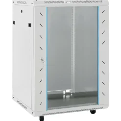 vidaXL Netwerkkast met draaiwieltjes 15U 19" IP20 60x45x86 cm