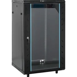 vidaXL Netwerkkast met draaiwieltjes 18U 19" IP20 60x60x100 cm