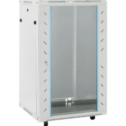 vidaXL Netwerkkast met draaiwieltjes 18U 19" IP20 60x60x100 cm