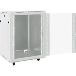 vidaXL Netwerkkast 15U 19" IP20 60x45x86 cm grijs