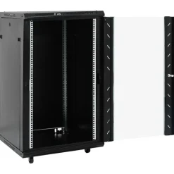 vidaXL Netwerkkast 18U 19" IP20 60x60x100 cm zwart