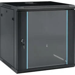 vidaXL Netwerkkast voor aan de muur 12U 19" IP20 600x600x640 mm