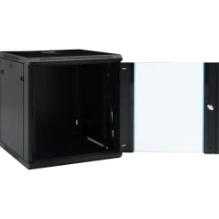 vidaXL Netwerkkast voor aan de muur 12U 19" IP20 600x600x640 mm