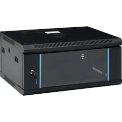 vidaXL Netwerkkast voor aan de muur 4U 19" IP20 600x450x285 mm