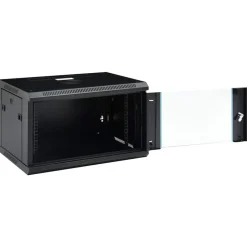 vidaXL Netwerkkast voor aan de muur 6U 19" IP20 600x450x350 mm