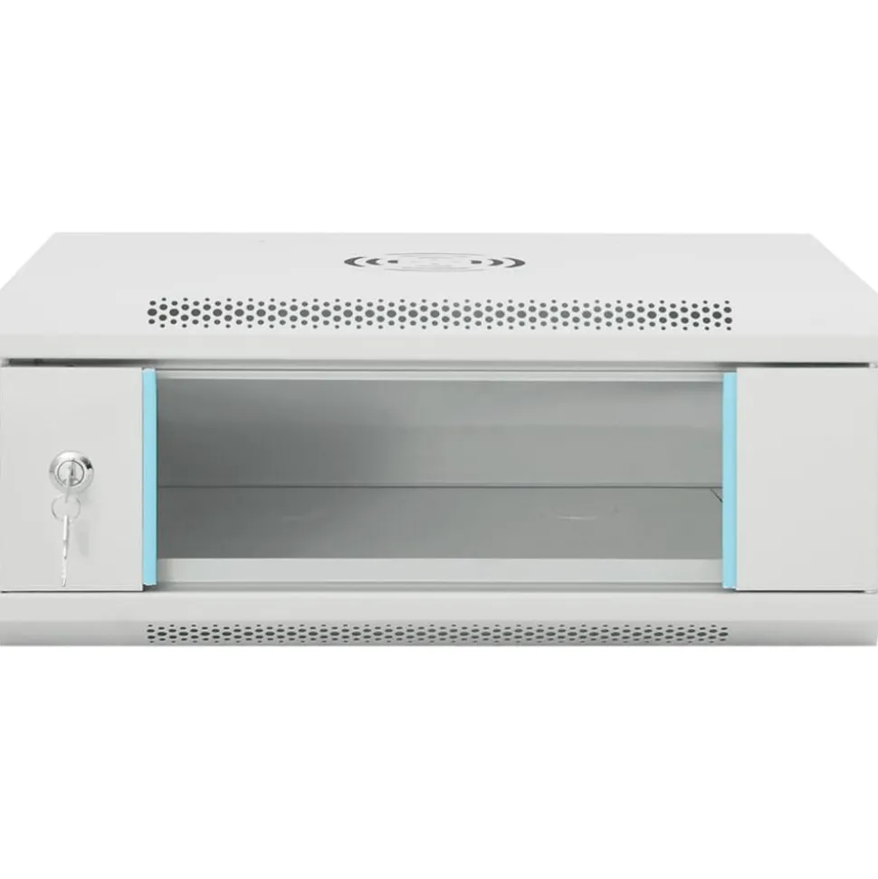 vidaXL Netwerkkast wandgemonteerd 4U 19" IP20 53x40x21 cm