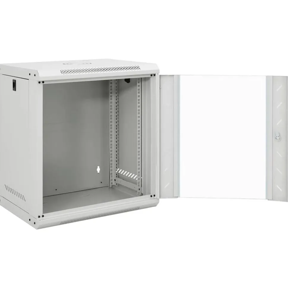 vidaXL Netwerkkast wandgemonteerd 12U 19" IP20 53x40x60 cm
