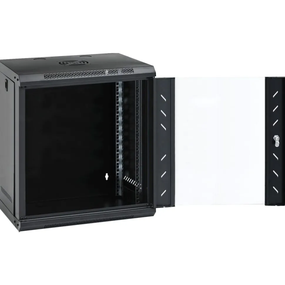 vidaXL Netwerkkast wandgemonteerd 12U 19" IP20 53x40x60 cm