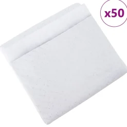 vidaXL Niet-geweven stof huisdier trainingspad 50 pcs 45 x 33 cm