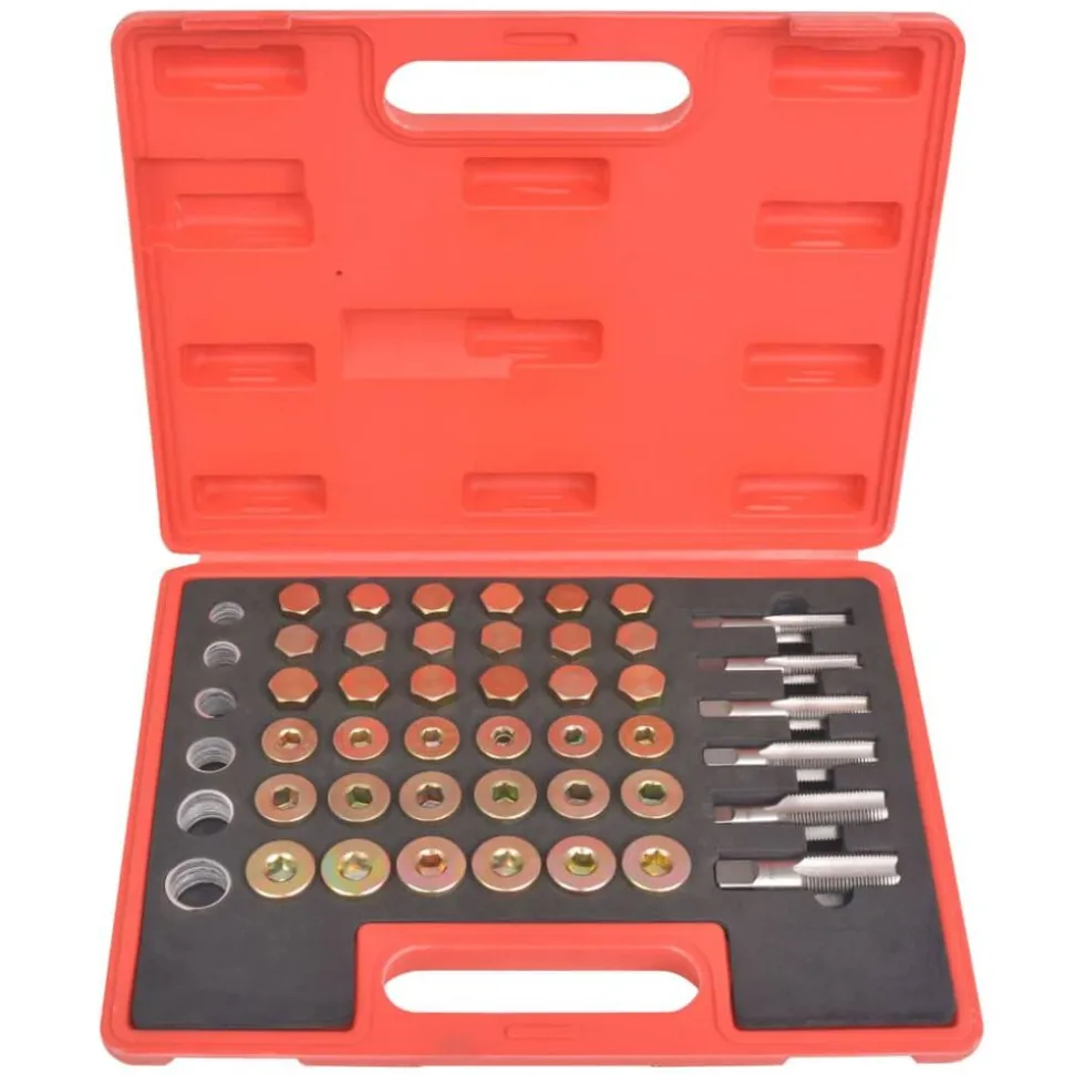 vidaXL Olieaftapplugdraad reparatieset