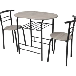 vidaXL Ontbijtbarset MDF