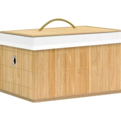 vidaXL Opbergboxen 4 st bamboe