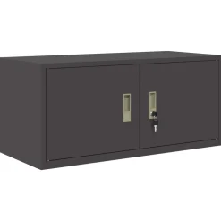 vidaXL Opbergkast Zwart 90 x 40 x 40 cm Staal