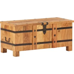vidaXL Opbergkist 90x40x40 cm massief acaciahout